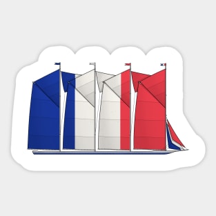 Flagship - France Sticker
